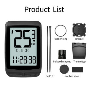 Replaceable Battery Bike Computer Wireless Cycling Computer Bicycle Speedometer Odometer Waterproofing Bicycle Accessories