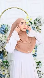 (MERYSKA) JILBAB DAISY NON PET BAHAN JERSEY PREMIUM