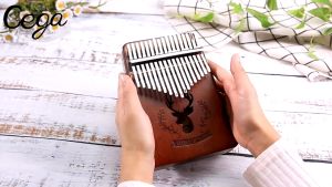 【Cega】17key / 21Key Kalimba Thumb Piano Acoustic Finger Piano Music Instrument เครื่องดนตรี คาลิมบา
