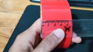 LAKBAN WARNA MERAH / OPP TAPE 2 INCH X 50 METER