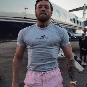 MMA Mouth Gun UFC Conner McGregor Appearance Fitness Muay Thai Short Sleeve T-shirt Martial Arts Style Fighting Training Venom