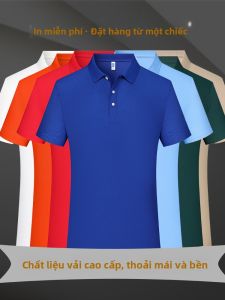 JINGYILAIXIU | Áo Polo Tay Ngắn In Logo Theo Yêu Cầu