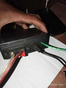 power 12 volt mono set adapter dan colokan ke hp