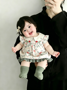 Flower Print Princess Style Dress