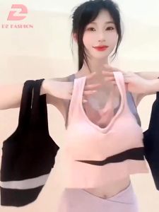 Sport Bra Wanita Tanpa Kawat Busa dapat dilepas Bahan Breathable Yoga Gym Fitness Aerobik Elastis BH 888