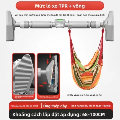 KDST | Thanh Tập Pull Up Điều Chỉnh Được Dành Cho Người Lớn Và Trẻ Em Không Cần Khoan