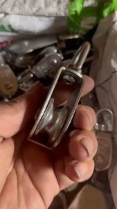 Ròng rọc Inox 304 Đơn - cáp thép thái bình vina