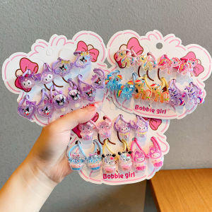 Cute Non-Damaging Hair Ties for Girls Childrens Hair Accessories Baby Hair Bands Cartoon Style Hair Bands for Kids