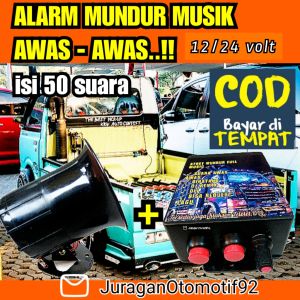atret mundur awas awas alarm mundur 12/24 volt
