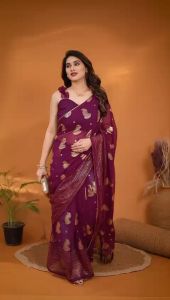 AURA COTON SILK SAREE 💗💗💗