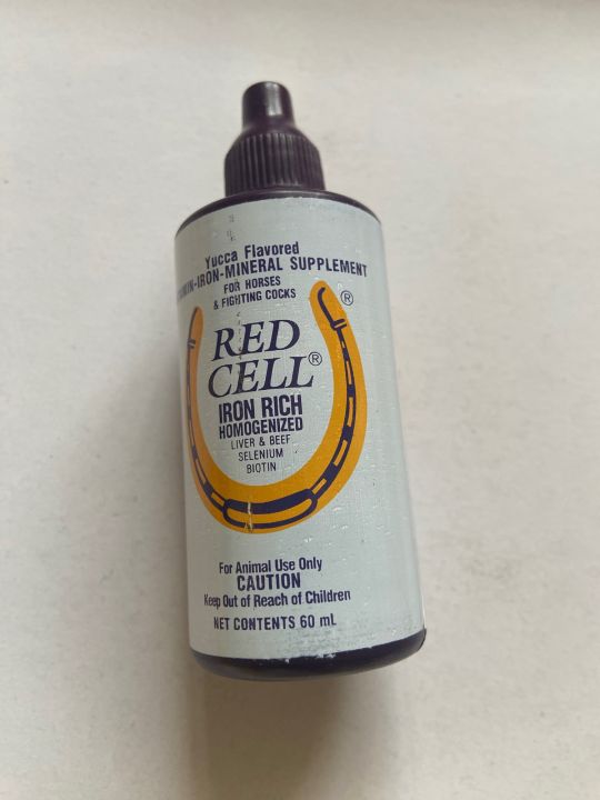 Red Cell Iron 60ml for Horse, Gamefowl