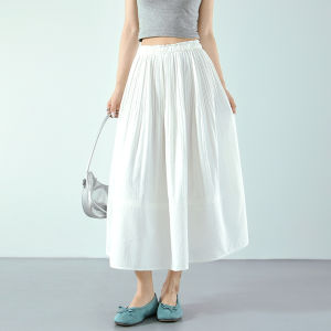MiiOW | Pleated High Waist A-line Skirt