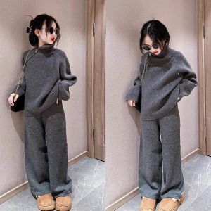 ZIRUIBABA | Stylish Cool Girls Knitted Suit Spring 2pcs