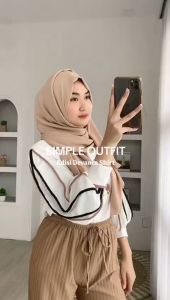 GWENFIORA Kemeja Devanca Shirt Bahan Crinkle Airflow Atasan Wanita Terbaru Ukuran SMLXL