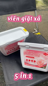 [MUA 1 TẶNG 1 ]Viên Giặt Xả Sinh Học 5in1 JWB Giặt Sạch Xả Mềm Lưu Hương  72h 52 Viên siêu tiết kiệm