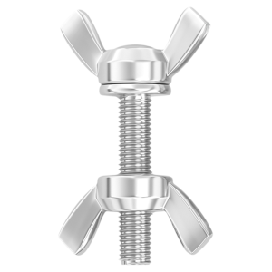 TIANZHUOJINSHU | Stainless Steel Butterfly Shape Easy-Hand-Tighten Screws