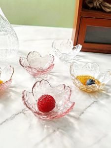 Japanese-Style Creative Hammered Glass Dish: A Unique Addition to Your Home Decor