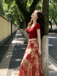 CHANGTONG | Retro Fashion Two-piece Set