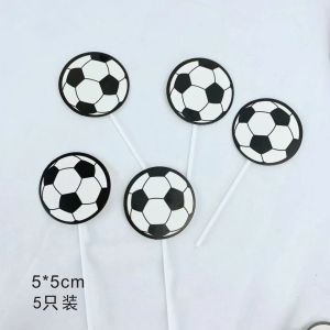 Football Cake Decoration Messi Cristiano Ronaldo Haaland Mbappe Football Star Figurine Display Piece Sports Themed Accessory