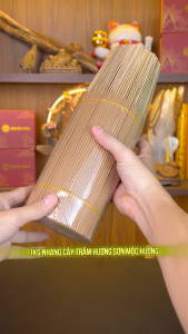 Nhang cây trầm hương sạch thơm xông nhà Sơn Mộc Hương phong thủy không cuộn tàn không pha tạp