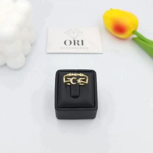Nhẫn nữ Freesize Mặt trăng đính đá Nerissa thời trang ORI ACCESSORIES N009