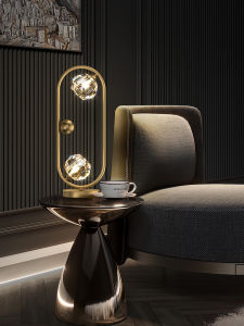 ZHENMEIJU | Ins Girl Nordic Style Luxury Modern Crystal Copper Table Lamp