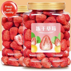 Freeze-dried Strawberries Snack Large Size No Additives For Snowflake Pastry Ingredients