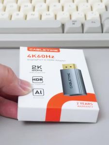 Bộ Chuyển Đổi CABLETIME DP Sang HDMI 4K/60Hz Bộ Chuyển Đổi DisplayPort Male Sang HDMI Female Cho Máy Tính Xách Tay Máy Chiếu PC TV - Bộ Chuyển Đổi USB