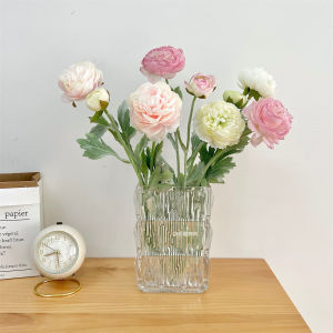 Lifelike Peony Artificial Flowers Home Decor Living Room Table Centerpiece Entrance Simulation Plant Plastic Flower Arrangement