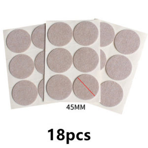 8 Styles Thicken Self Adhesive Felt Chair Leg Pads Floor Protectors Furniture Legs Table Leg Covers Round Bottom Anti-Slip Pads