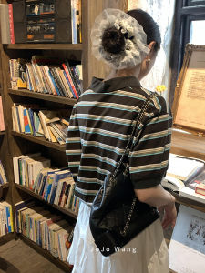 Elegant Double Layer Hair Ties Womens High Elasticity Satin Hair Bands Fashionable Hair Accessories by Jojo Wang