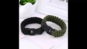 23cm Seven Core Paracord Escape Outdoor Emergency Plaited Rope EDC Camping Survival Saving Bracelet Tools Climbing Rope Cord