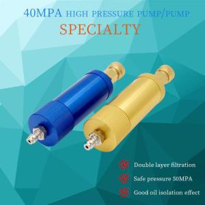 40Mpa Oil Water Separator Moisture Separator For Compressor Gas Cylinder Refill Air Filter Station Scuba  Accesories Pneumatic Moisture Separator