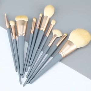 MAGEFY Brush Makeup Set Premium: Set Kuas Rias Super Lembut 10 Buah