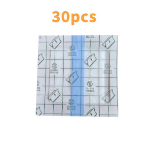 30PCS Waterproof Wound Dressings Soft Gauze Pads Center Latex Free Bandages Self-Adhesive Wound Dressings Skin Friendly