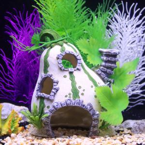 1 pc of squash decoration interesting resin decoration betta hideout aquarium decoration to add vitality