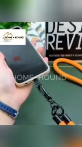 HOME + HOUND Mobile Phone Wrist Rope Multifunctional Short Lanyard Chain Pendant Ornament Key Chain 8mm 35cm 13.8inch