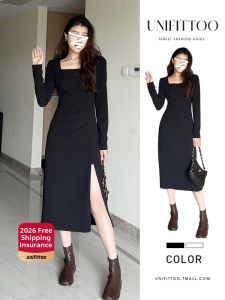 unifittoo | Chinese Modern Style Hepburn Elegant Women Dress