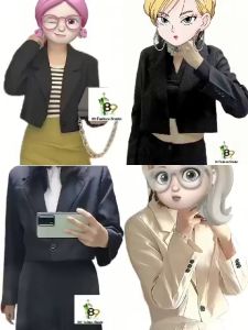 New[READY Stock) KOREAN Short Coat Blazer Suit With Button on Sleeve High-Quality OL Outwear