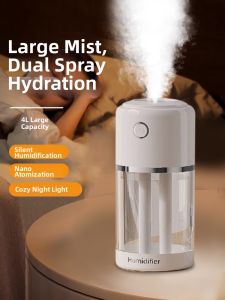 Large Capacity Humidifier Small Desktop Office Bedroom Home Use for Pregnant Women And Babies Noiseless USB Air Purifier