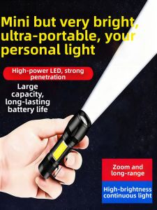 YILI | USB Rechargeable Multi-function Bright Waterproof Flashlight