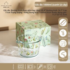 MODERN SWEETHOME | Cốc Đong Định Lượng Chịu Nhiệt Có Vạch Chia