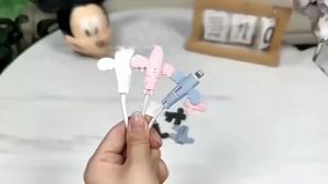 RLG Penutup Kabel Karet Lembut Little Angel Penutup Kabel Data Anti-Putus Pelindung Kabel Pengisi Daya Anti-Putus Yang Dapat Dilepas