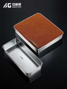 Hộp Đựng Bánh Tiramisu Bằng Thép Không Gỉ 304 Hộp Đựng Nguyên Liệu Làm Bánh Hộp Đựng Gia Vị Hộp Đựng Thức Ăn Chảo Nướng