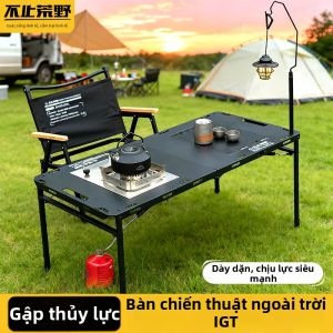 BUZHIHUANGYE | Bàn Gấp Mở Nhanh Dùng Ngoài Trời