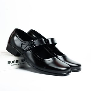 Sepatu Wanita Pantofel Paskibra Formal Hitam Hak 3CM Kulit Grace Ladys Shoes size 37-41