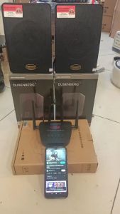 Paket Sound Cafe Premiums Speaker Smart Wireless DUSENBERG 2 Titik Speaker Wireless 1 Transmitter