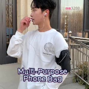 Sport Arm Wrist Bag for Men Women Sweat Proof Fits Large Screen Phone