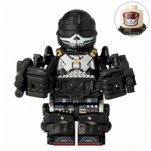 Game Edge of Tomorrow Exoskeleton Mech Crossbone Military Building Blocks Figure