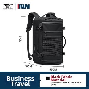 SEPTWOLVES | High Capacity Travel Computer Backpack for Men and Students